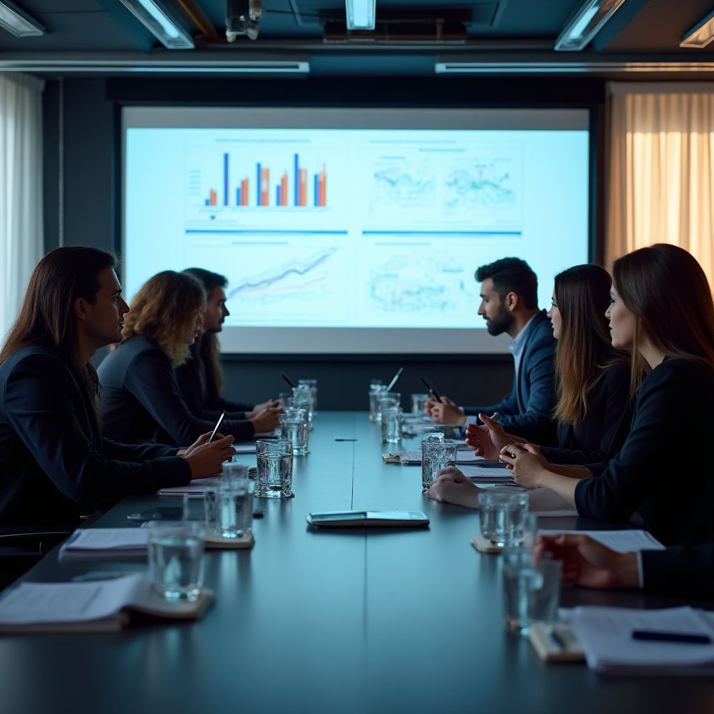 Equipo de InvertGAS en reunión estratégica
